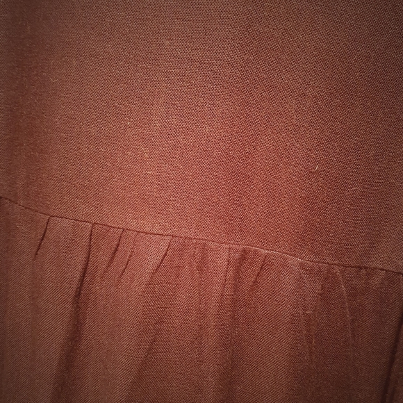 ANKO Navy Blue Short-Sleeve Gathered Waist Double Pockets Dress - Picture 2 of 8